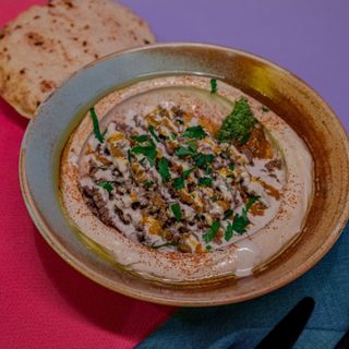 Хумус с кебаб