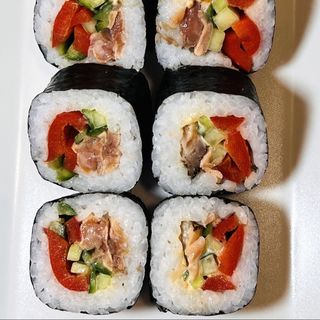 Футомаки пържена сьомга