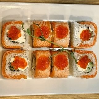 Филаделфия сьомга грил