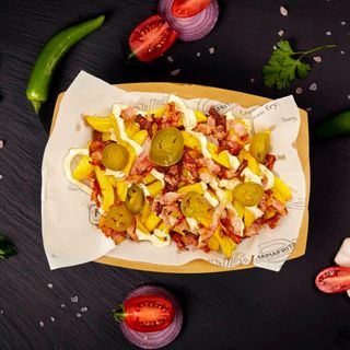 Картофки с бекон и халапеньо (1бр)