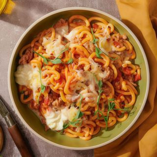 Паста граминя с домашно салсиче (380г)