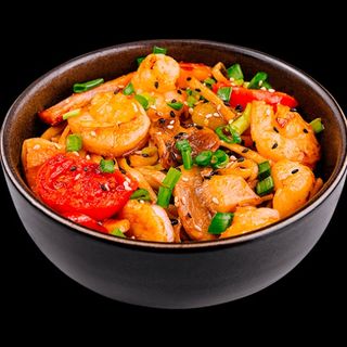 Сметанов удон със скариди (	450 г)