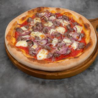 Пица с био телешка кайма (550г)