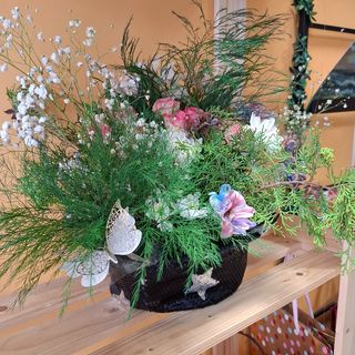 Аранжировка в шапка