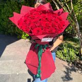 Букет от 51 рози с опаковка 