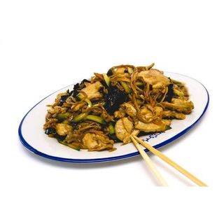 Три вида месо с три вида гъби 