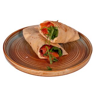 Сандвич с пушена сьомга, ориз или печен картоф