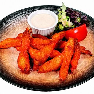 Пиле в картофена коричка