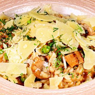 Ризото Телешко, Гъби и Грах