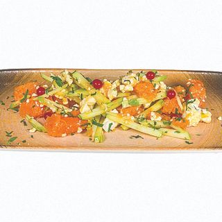 Салата с тиква и ябълки