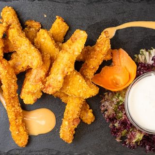 Пилешки пурички с корнфлейкс