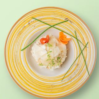 Ризото с горски гъби и манатарки