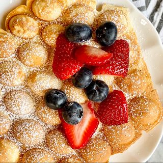 Бъбъл гофрета с плодове