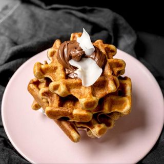 Белгийски вафли с шоколад