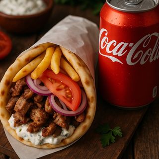 ПРОМОЦИЯ‼️‼️(гирос хл+кенч кола ) 