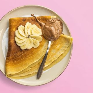 Турбо палачинка с шоколад Нутела и банан (40см)