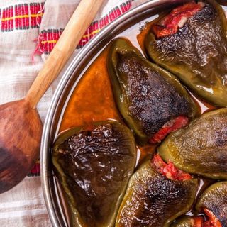 Ароматни пълнени чушки и Пролетен таратор