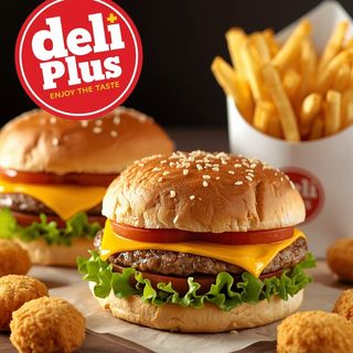 Deli Plus Cheeseburgers Deluxe offer