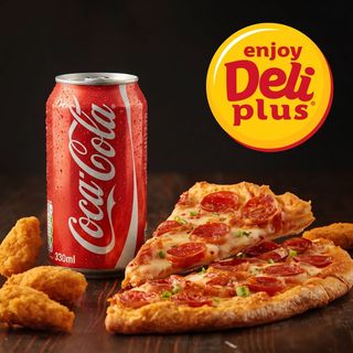 On the Go - 2 slices Pizza, 5 nuggets & Cola