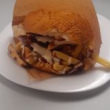 Бургер с пилешко филе