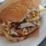 Бургер с крехко свинско месце