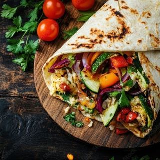 Голям вегетариански дюнер (520г)