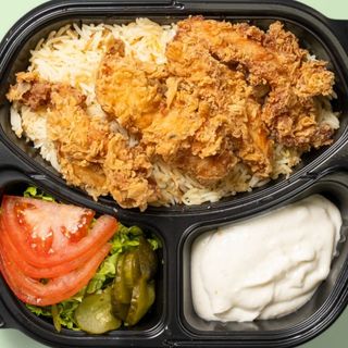 Порция бон филе с ориз басмати (1бр)