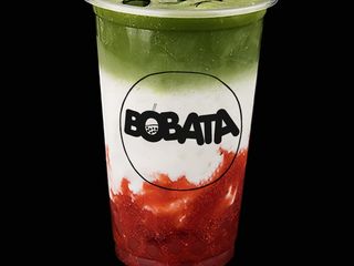 Strawberry & Matcha Latte (600мл)