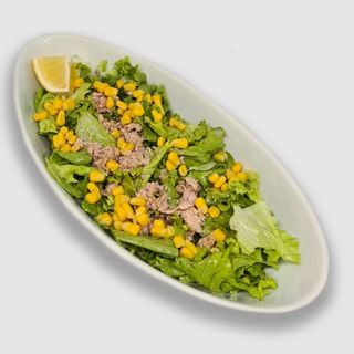 Зелена с риба тон