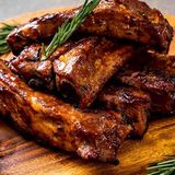 Свински гърди с барбекю сос