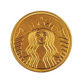 Златна шоколадова монета (23г)
