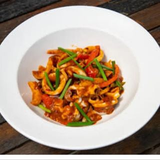 109. Калмари със зеленчуци 500гр.