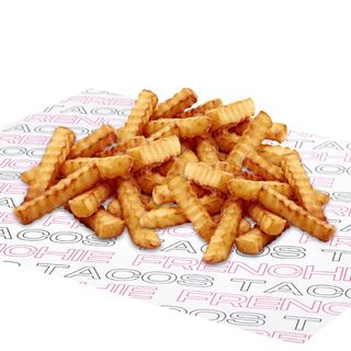 Пържени къдрави картофи