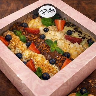 Party box - 45 мини палачинки с каквото си поискаш и бонус плодове