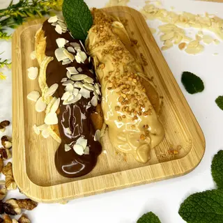 Комбо 10 мини палачинки Солен карамел и фъстъчен крокант+Coca Cola Кен