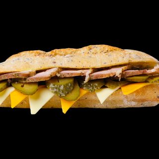 Кубински сандвич с печено свинско (220г)