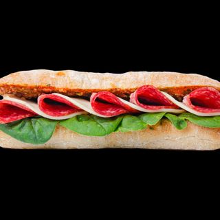 Италиански със салчичон, моцарела и два вида песто (210г)