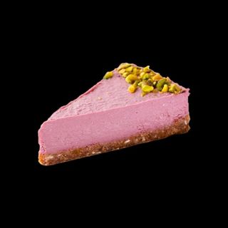 Сурова торта с малинов крем (без захар, без глутен, веган)