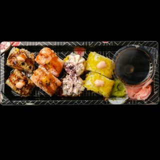 Урамаки с пушена сьомга и скариди 210г.