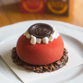 Веган сладкиш без глутен - RITZ мус с вишна и крем Шантили