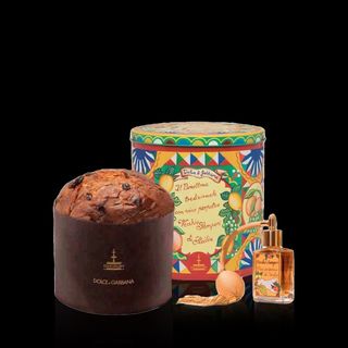 Италианско панетоне със захаросан портокал и стафиди със сицилианско десертно вино Vecchio Samperi – Fiasconaro и Dolce & Gabbana – 1 кг