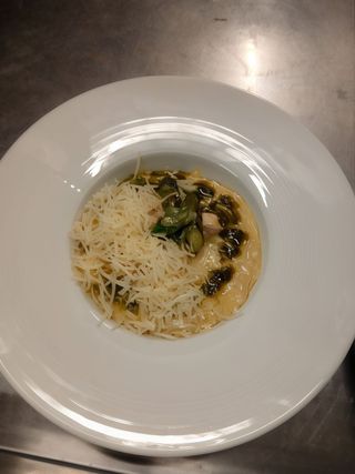 Ризото с пиле и аспержи (400г)