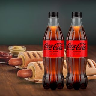 Комбо 2бр Хотдог XXL 220Г+2бр Кока Кола Зеро 0.5Л