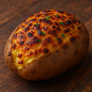 Картоф с 3 вида сирена (Кашкавал,Топено сирене, Бяло сирене) (400)