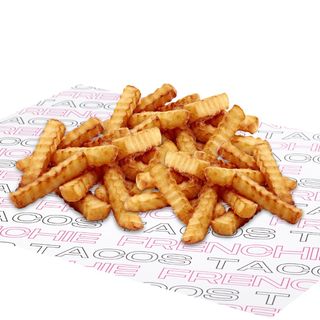 Пържени къдрави картофи