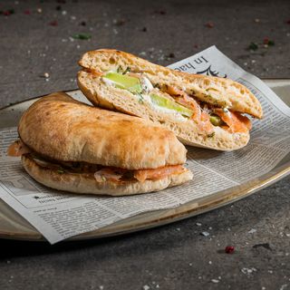 Панини с пушена сьомга