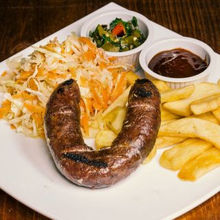 Суджук на скара с гарнитура (400гр.)