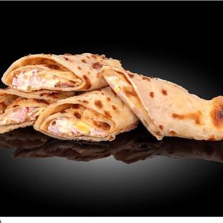 Солена палачинка с шунка