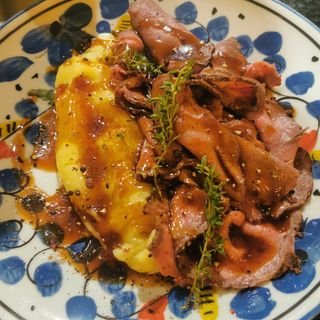 Ростбиф с картофено пюре 350г