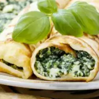 Палачинка със спанак и сирена
